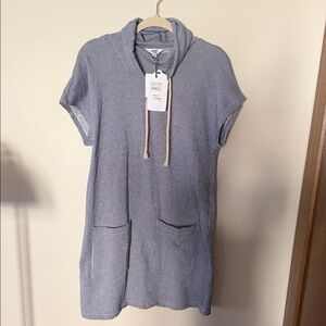 Jack by BB Dakota striped short-sleeve cowl neck tunic NWT